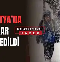 Malatya'da Okullar tatil edildi