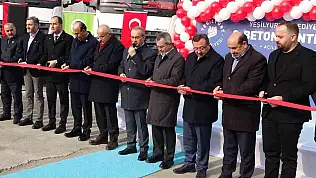 Malatya'da 70 milyon TL'lik beton santrali hizmete açıldı
