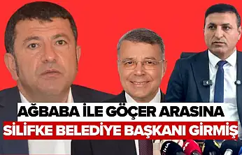 Ağbaba ile Göçer arasına Silifke Belediye Başkanı girmiş