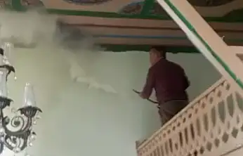 Darende'de camide korkutan yangın