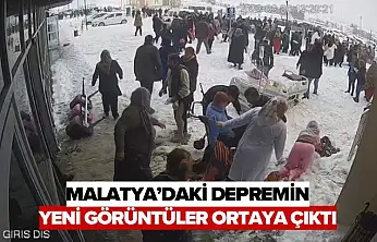 Depremin yeni görüntüleri ortaya çıktı