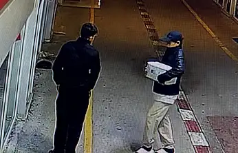 Geçici Ticaret Merkezi'nde Hırsızlık Kameraya Yansıdı