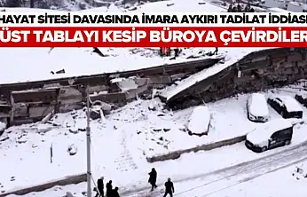 Hayat Sitesi Davasında İmara Aykırı Tadilat İddiası