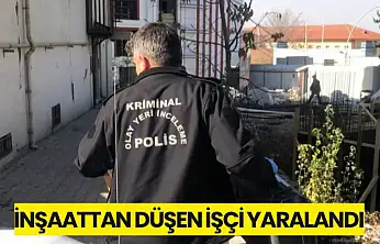 İnşaattan Düşen İşçi Yaralandı