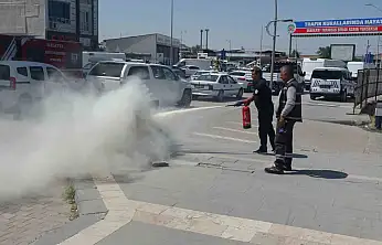 Malatya'da elektrik trafosunda yangın paniği