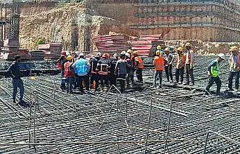 Malatya'da inşaatta iş kazası: 1 işçi yaralandı