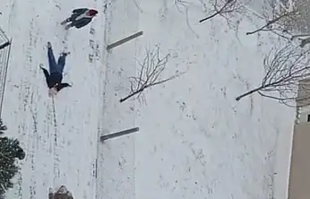 Malatya'da kar tatili çocukları sevindirdi