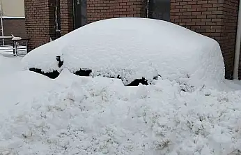 Doğanşehir'de kar kalınlığı 1 metreye ulaştı