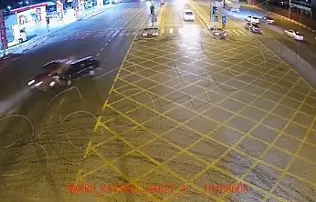 Malatya'da meydana gelen feci kazalar KGYS kameralarında