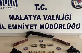Malatya'da ruhsatsız silah operasyonu: 2 gözaltı