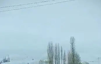 Uluköy'de kar yağışı etkili oluyor