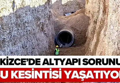 İkizce'de Altyapı Sorunu Su Kesintisi Yaşatıyor