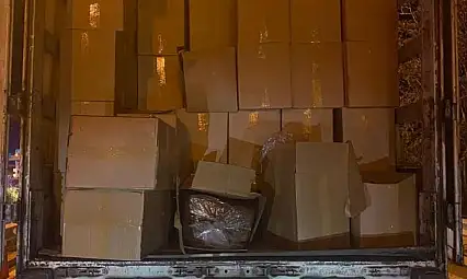 11 ton kaçak tütün ele geçirildi