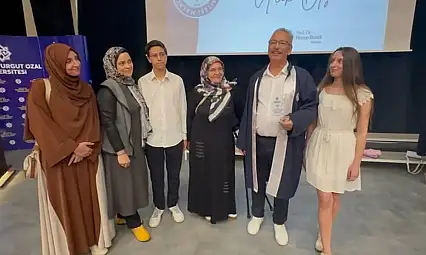 Malatya'da 61 yaşında adam, madencilik bölümünü birincilikle bitirdi