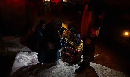 Malatya'da müstakil evde yangın: Mahsur kalan kadın kurtarıldı