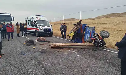 Malatya'da tır ile çapa motoru çarpıştı: 1 ölü, 2 ağır yaralı