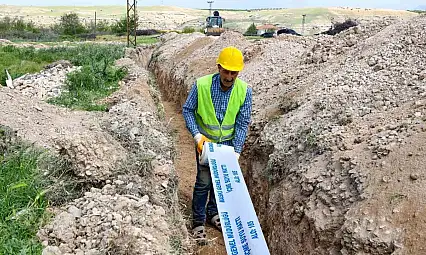 MASKİ'den Akçadağ'a bin 900 metrelik içme suyu hattı