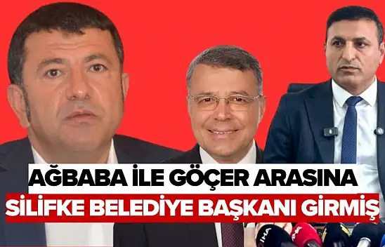 Ağbaba ile Göçer arasına Silifke Belediye Başkanı girmiş