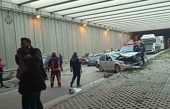 Malatya'da 4 araç birbirine girdi: 7 yaralı