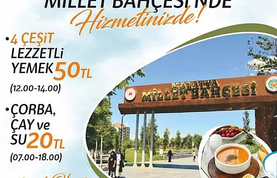 Malatya'da 4 Çeşit yemek 50 TL