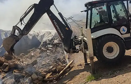 Malatya'da ahır yangını: 10 küçükbaş hayvan telef oldu