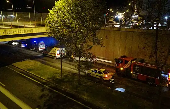 Malatya'da alt geçitte kaza