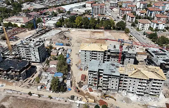 Malatya'da rezerv alanlarında TOKİ konutları hızla yükseliyor