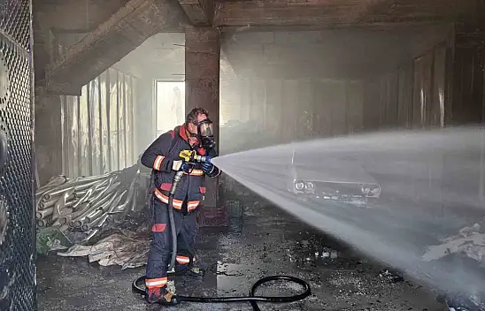 Malatya'da depo yangını