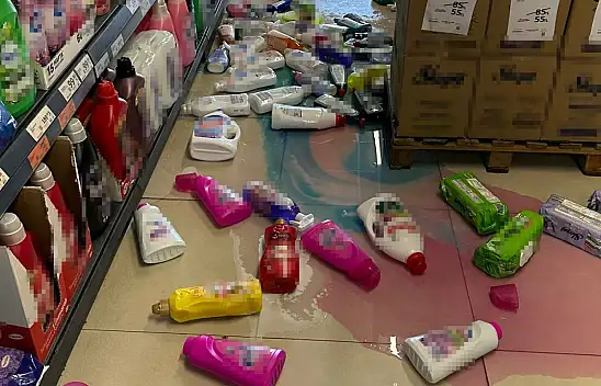 Malatya'da deprem anında yaşananlar kameralara yansıdı