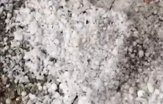 Malatya'da dolu yağışı etkili oldu