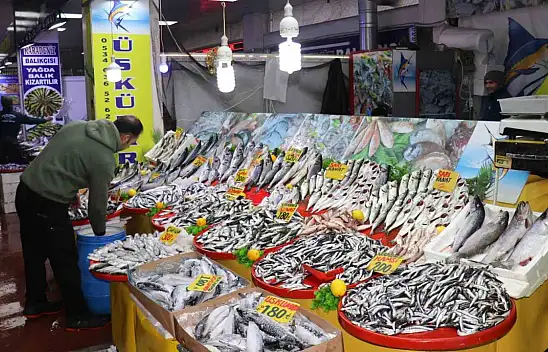 Malatya'da havalar soğudu balığa talep arttı