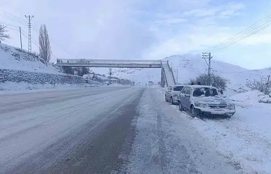 Malatya'da kar yağışı hayatı olumsuz etkiliyor
