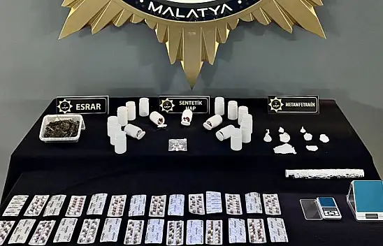 Malatya'da Operasyonda 13 Tutuklama