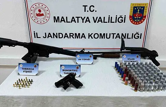 Malatya'da silah ve mühimmat kaçakçılığı operasyonu