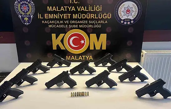Malatya'da yasa dışı silah ticareti operasyonu: 3 tutuklama
