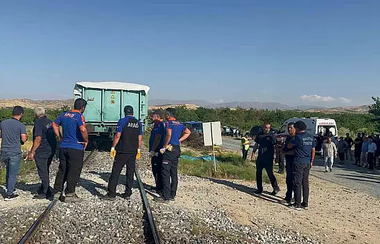 Malatya'da yük treni faciası: 3 ölü, 1 ağır yaralı
