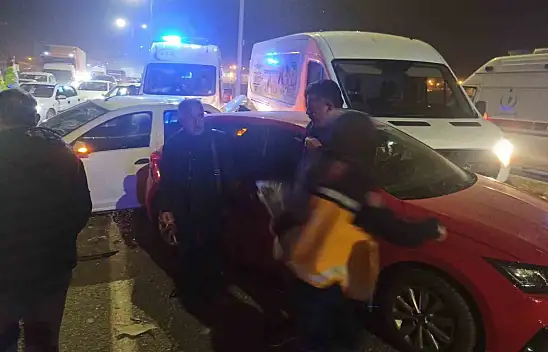 Malatya'da zincirleme kaza: 2 yaralı
