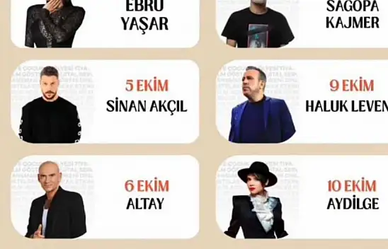 Malatya'ya gelecek Sanatçılar belli oldu