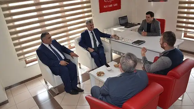 'Yeşilyurt Belediye Başkanı Polat´tan İHA´ya ziyaret'
