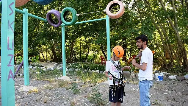 'Arapgir´de Zipline sezonu başladı'
