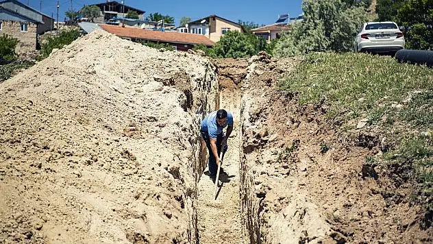 'Arapgir´e 5 bin 100 metrelik kanalizasyon hattı'