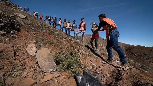 'Arapgir´de  3 bin fidan toprakla buluştu'