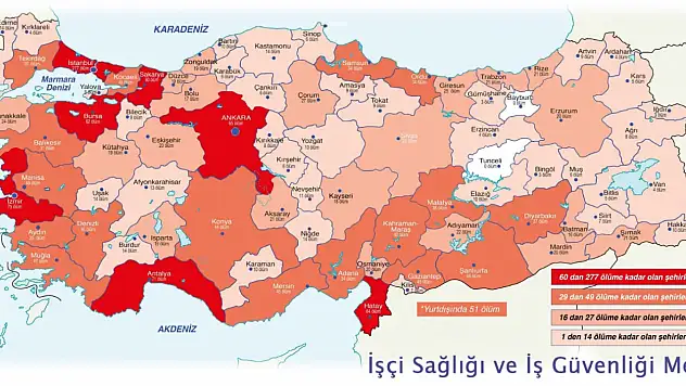 2025 yılında Malatya'da 38 İşçi İş Kazalarında Hayatını Kaybetti