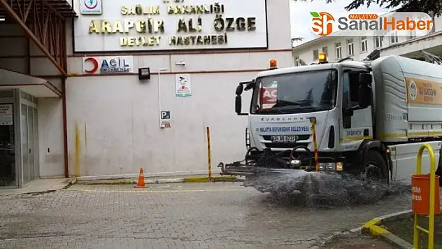Büyükşehir Arapgir Belediyesini dezenfekte etti