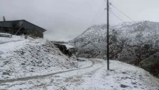 'Arapgir´de kar etkili oldu'