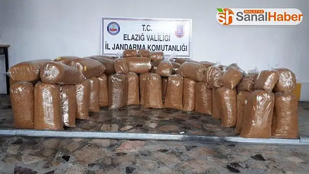 Jandarma 328 kilo kaçak tütün ele geçirdi