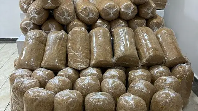 'Elazığda 425 kilo kaçak tütün ele geçirildi'