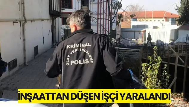İnşaattan Düşen İşçi Yaralandı