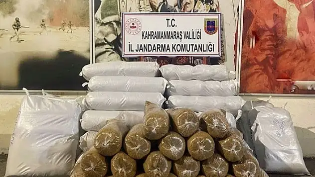 'Kahramanmaraş´ta 470 kilogram kaçak tütün ele geçirildi'
