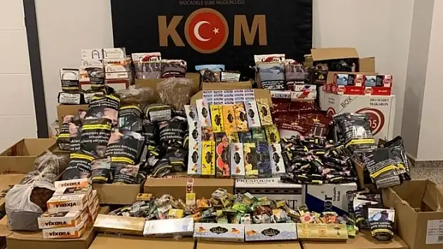 'Kamyon dolusu kaçak tütüne el konuldu'